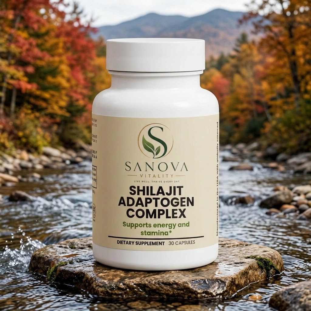 Shilajit and Ashwagandha botanical supplements