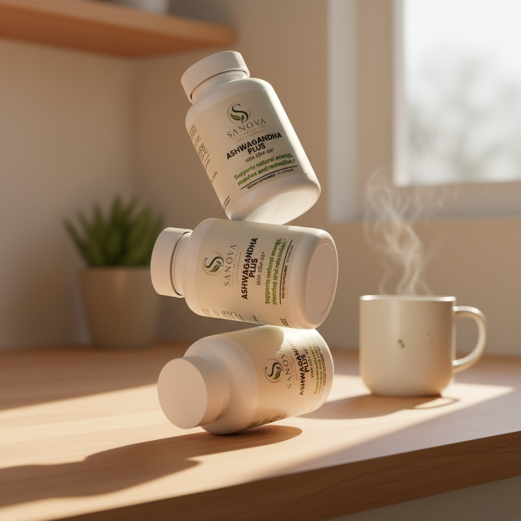 Sanova Vitality Ashwagandha Plus – Lifestyle Product Photo