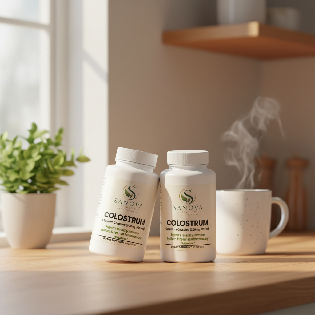 Sanova Vitality Bovine Colostrum lifestyle product photo