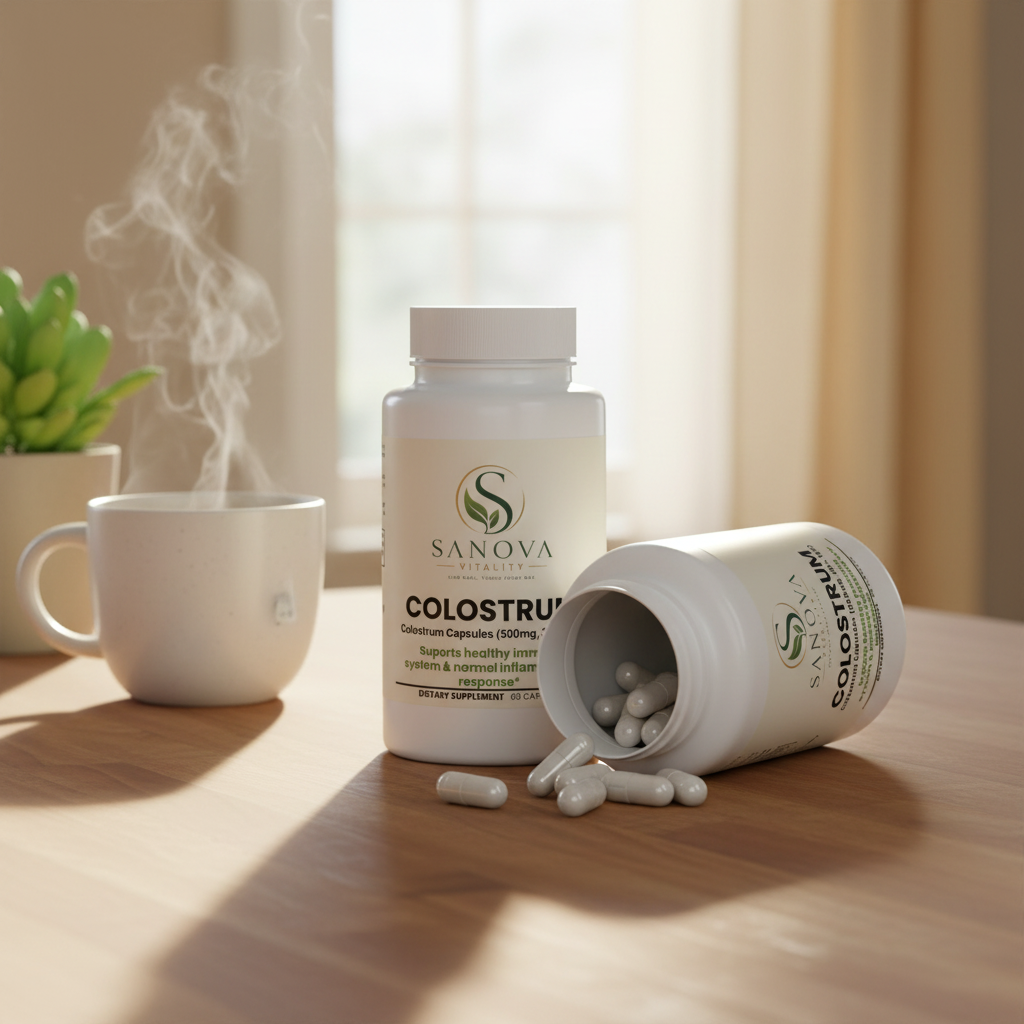 Sanova Vitality Bovine Colostrum lifestyle product photo