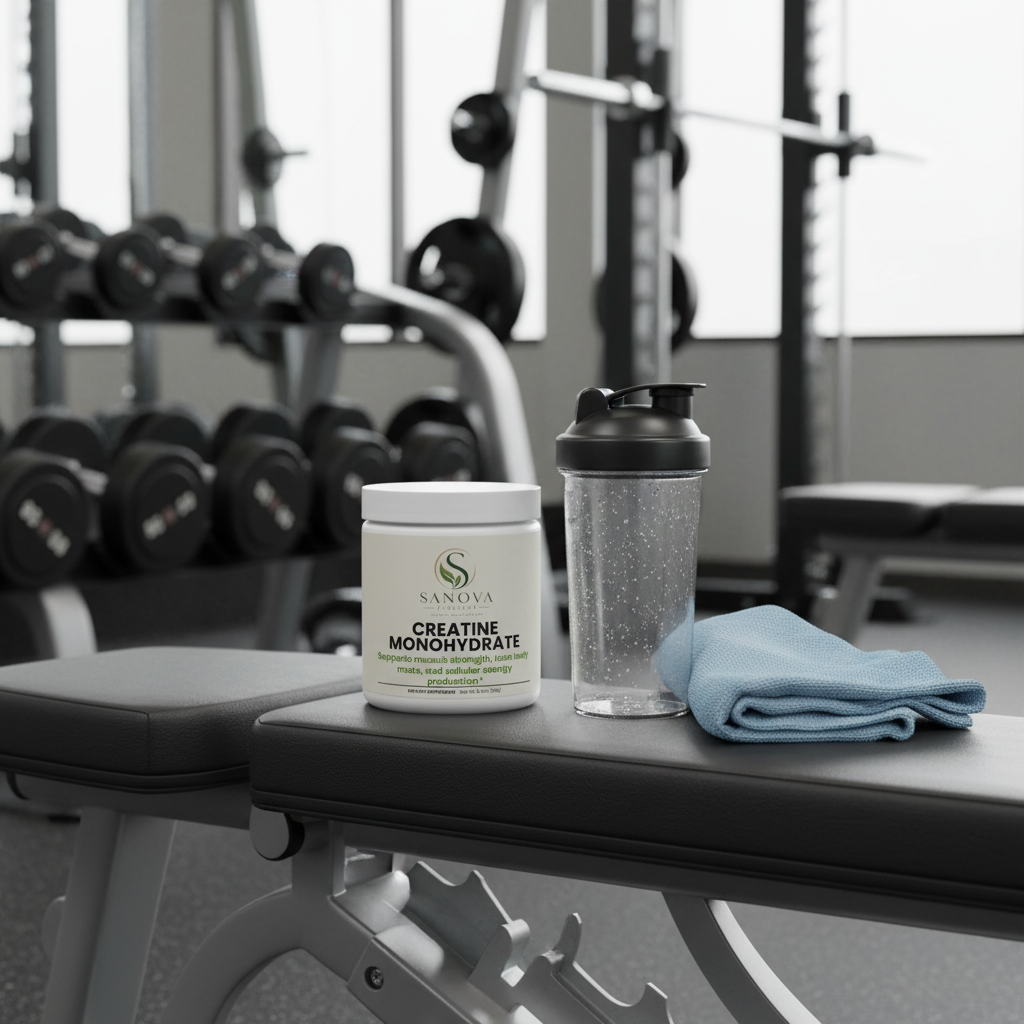 Sanova Vitality Creatine Monohydrate Powder lifestyle product image
