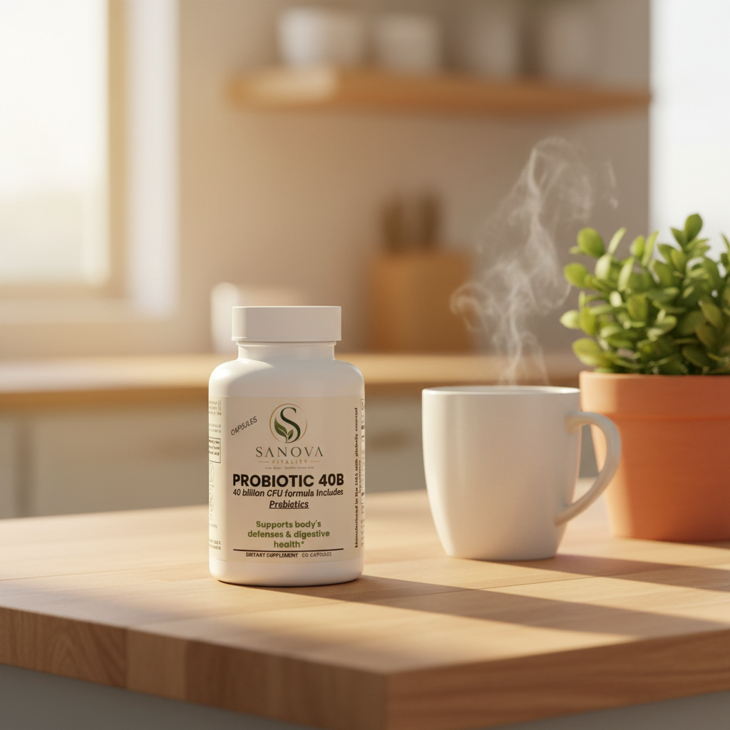 Sanova Vitality Probiotic 40 Billion CFU lifestyle product image