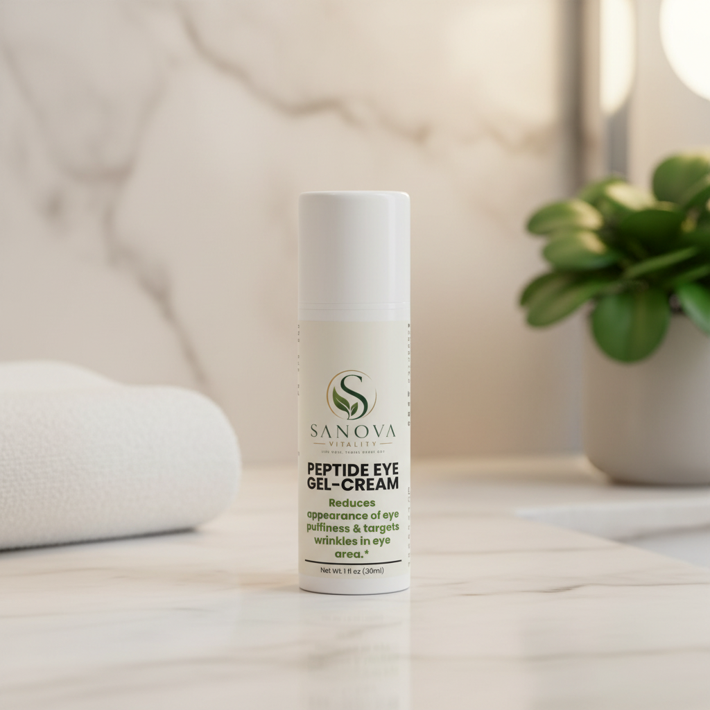 Sanova Vitality Peptide Eye Gel-Cream lifestyle photo