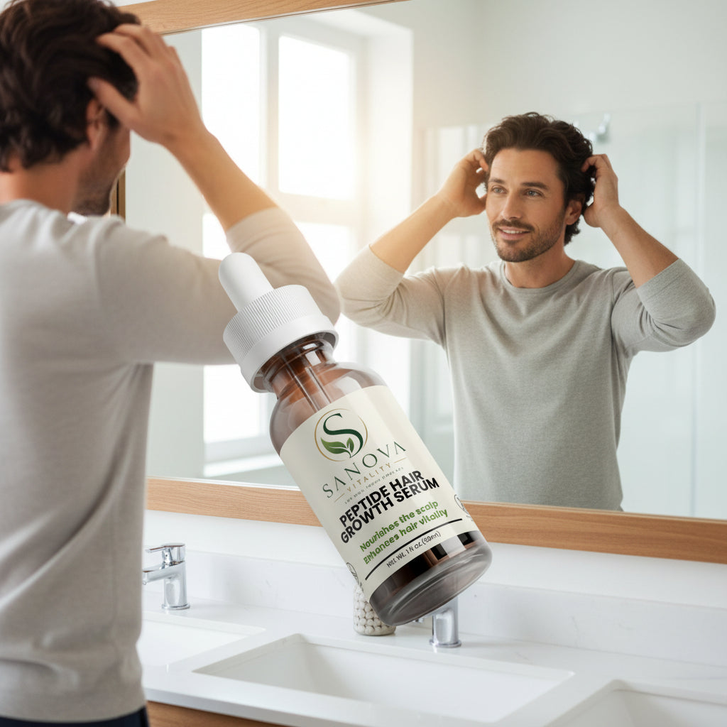 Sanova Vitality Peptide Hair Serum bottle
