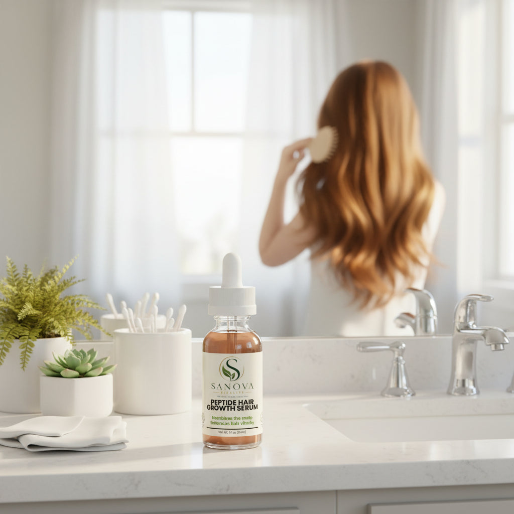 Sanova Vitality Peptide Hair Serum bottle