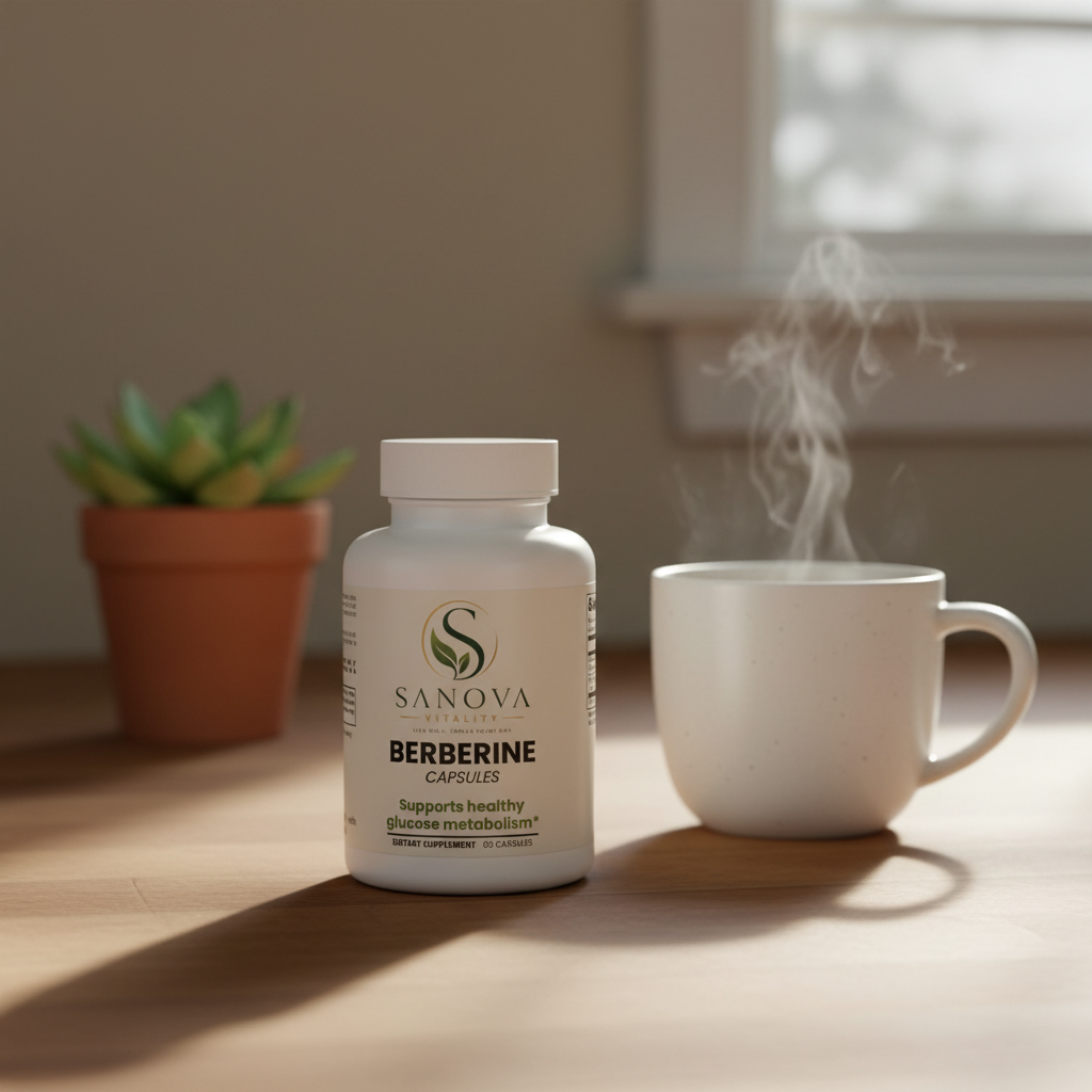 Sanova Vitality Berberine lifestyle product photo
