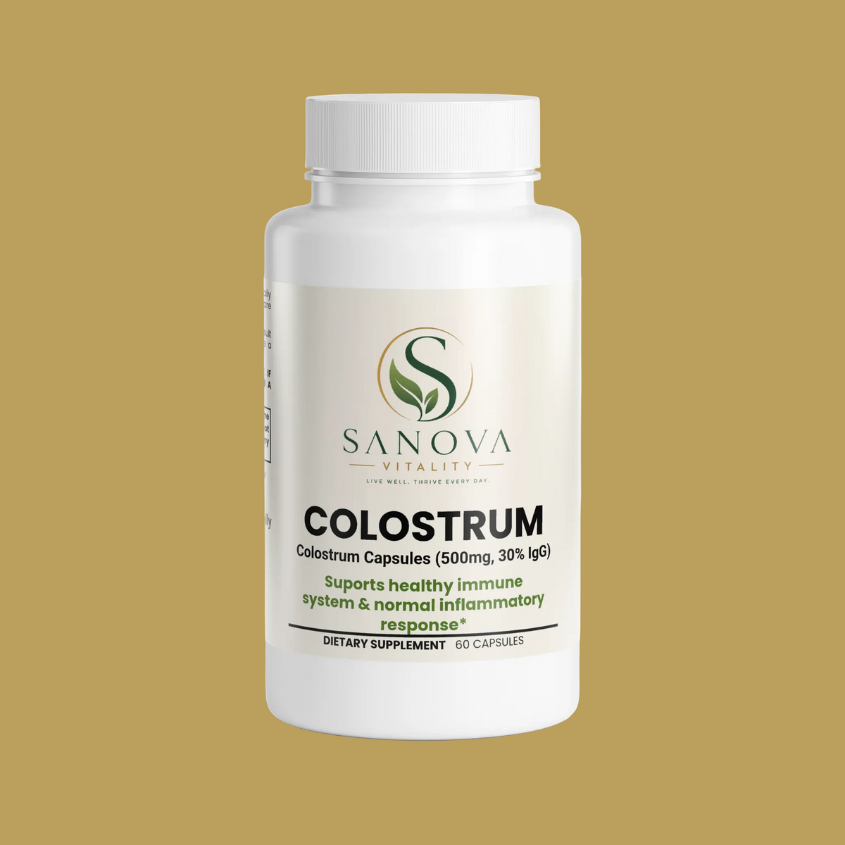 Sanova Vitality Bovine Colostrum lifestyle product photo