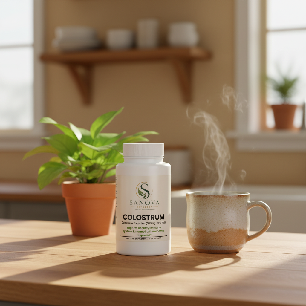 Sanova Vitality Bovine Colostrum lifestyle product photo