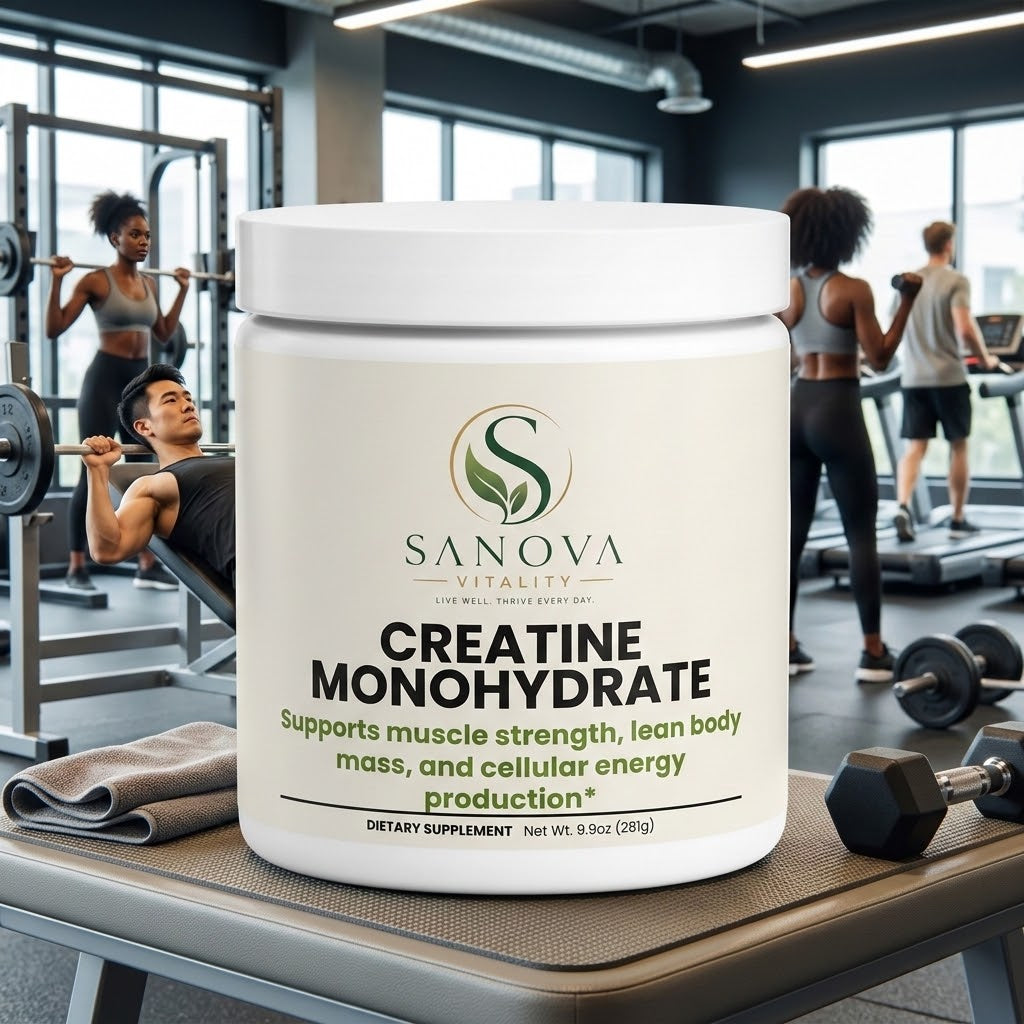 Sanova Vitality Pure Creatine Monohydrate Powder 250 g product image