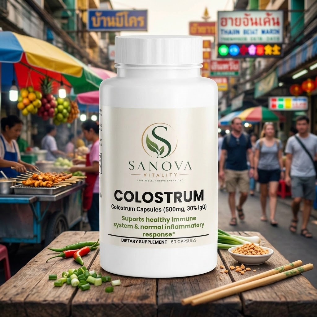 Sanova Vitality Bovine Colostrum 500 mg capsules
